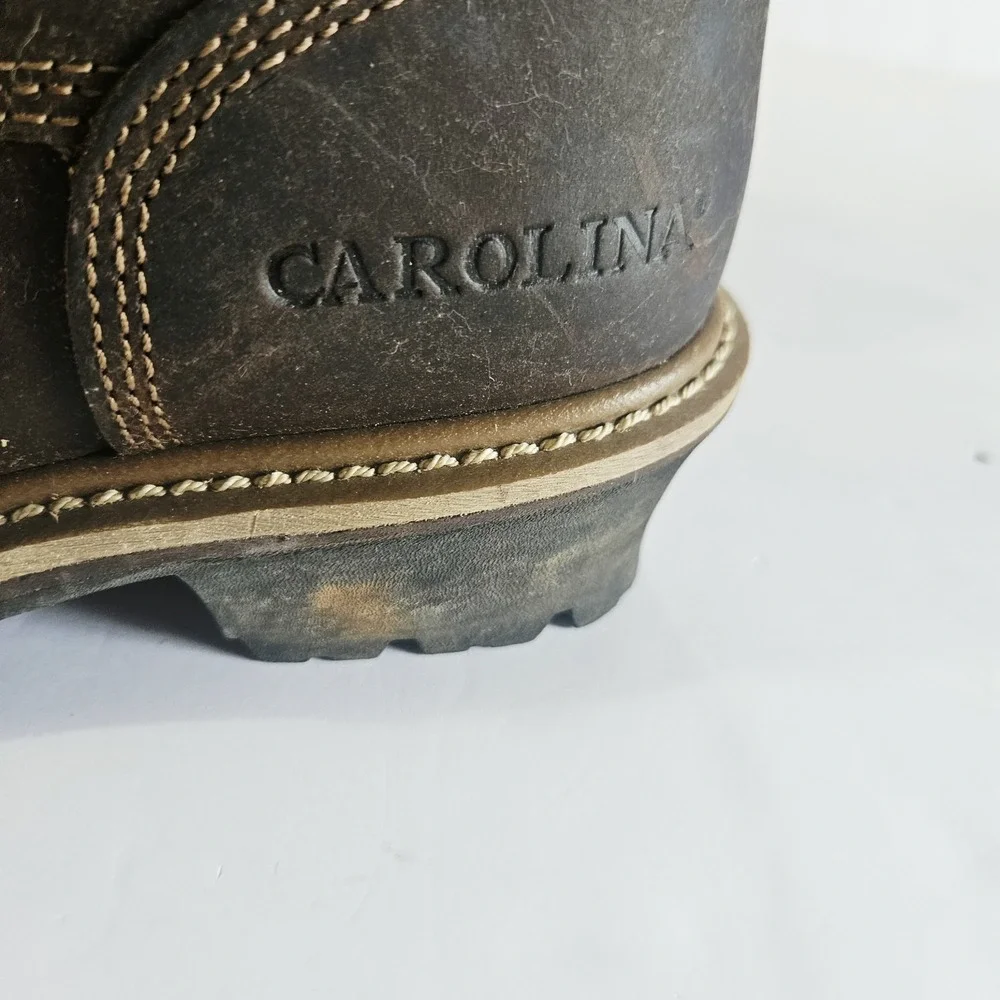Carolina Composite Toe Size 8M Men's Waterproof Work Boots CA1435 Brown Non Slip